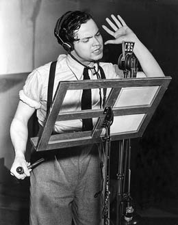 Orson Welles on the radio