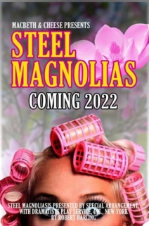 Ad promoting the play "Steel Magnolias".