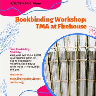 Bookbinding for Teens Workshop with Tampa Museum of Art.