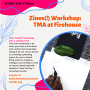 Zines Workshop - Day 2, (Cancelled) in Partnership with the Tampa Museum of Art