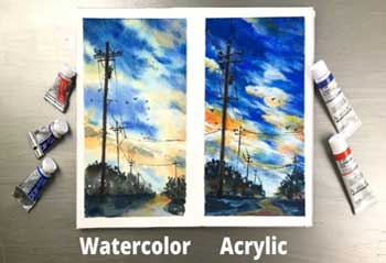 Paint it Your Way: Watercolor Or Acrylic