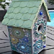 Mosaic Birdhouse & Open Studio