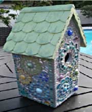 Mosaic Birdhouse & Open Studio