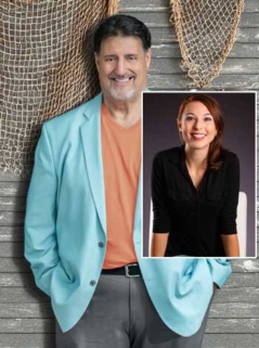 Mark Evans and Sheena Reagan, standup comedians.