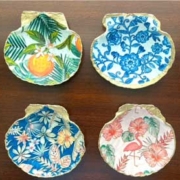 Homeschool: Decoupage Shells Workshop