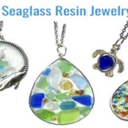 Seaglass Resin Jewelry