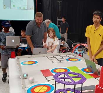 Robotics in classroom.