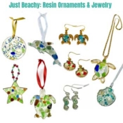 Just Beachy: Resin Ornaments & Jewelry