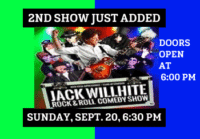 Jack Willhite 2nd CARE show on Sept 20 @ 6:30 pm.