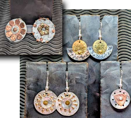 Sterling Silver Jewelry examples from The Firehouse Workshop.